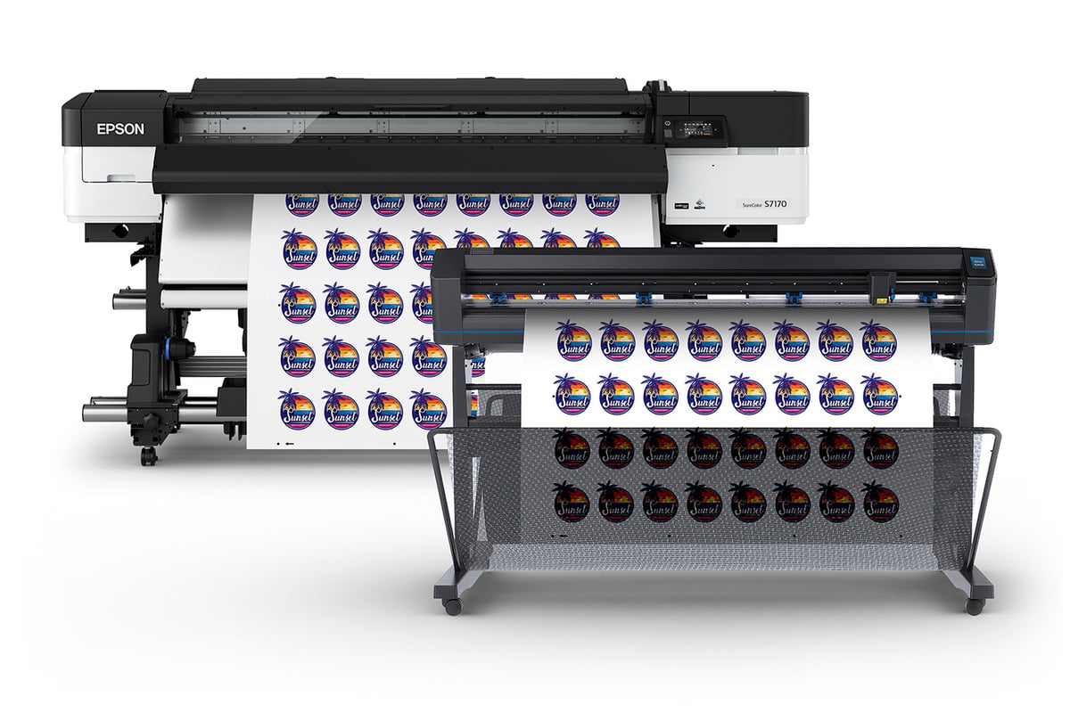 S7170_Cutter_hero_PRODUCT_01_690x460@2x SureColor S7170 Print Cut Edition 64-Inch Solvent Printer - Image 1